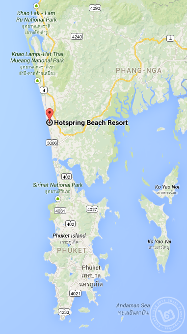 The Hotspring Beach Map