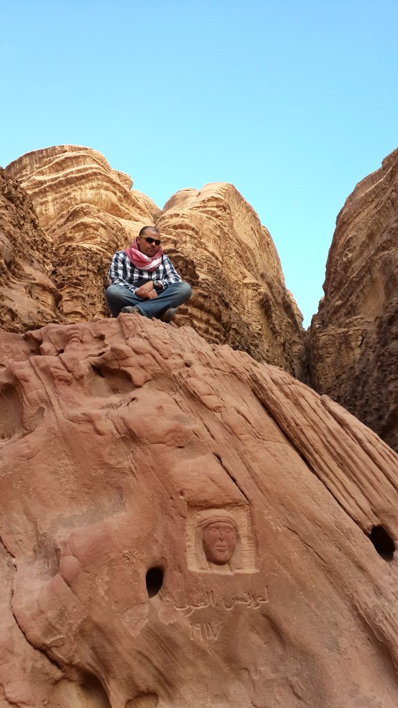 Wadi Rum T.E. Lawrence Face