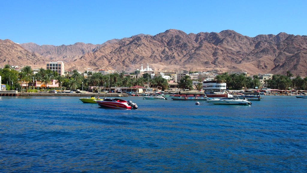 เมือง Aqaba มองจากบนเรือ