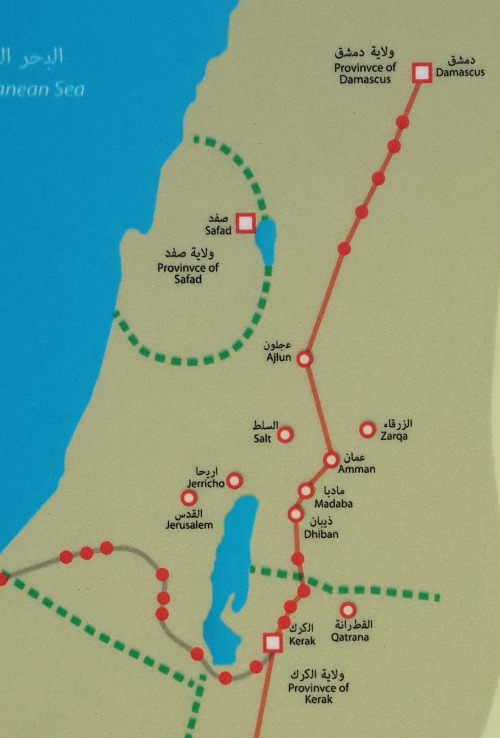 Map of Jourdan Post Route