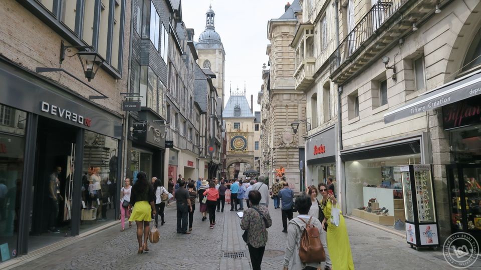 Rouen Downtown Street
