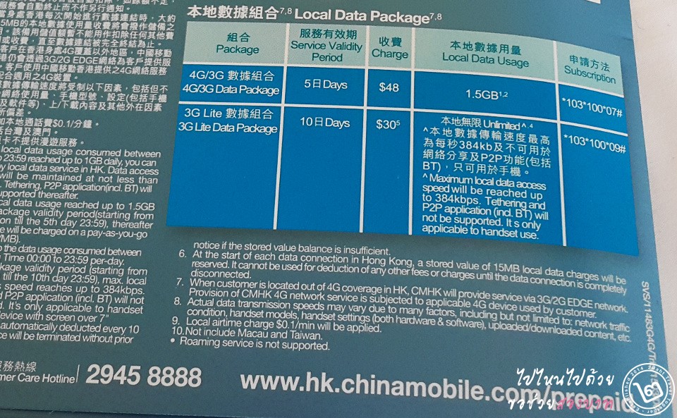 China Mobile Package