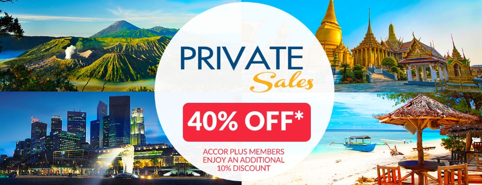Accor Private ลดกระหน่ำท้ายปี 58 ถึง 40% สำหรับโรงแรมในเครือแอคคอร์ทั่วเอเชีย