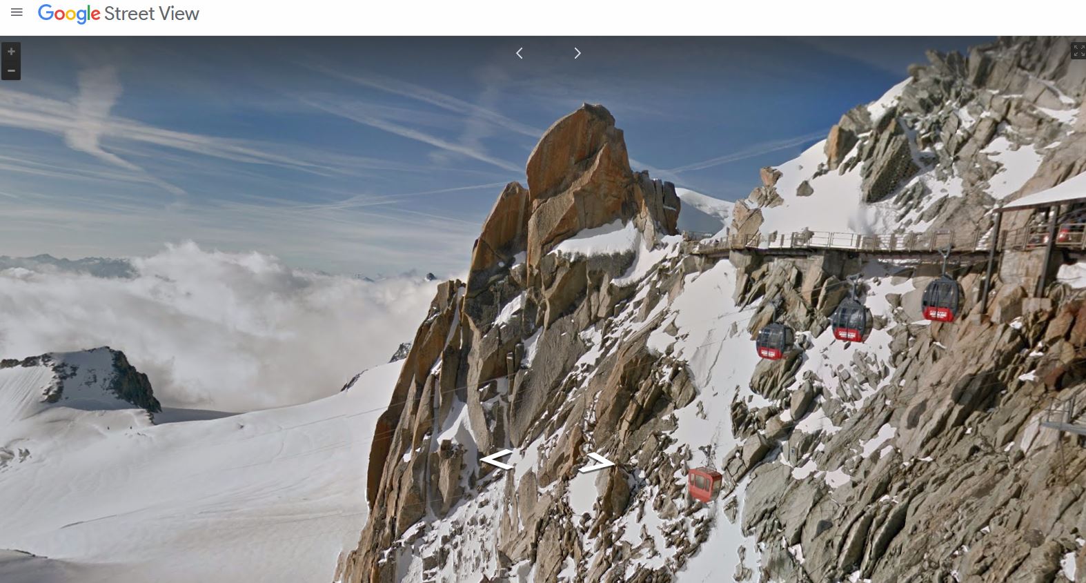 Google Street View Mont Blanc