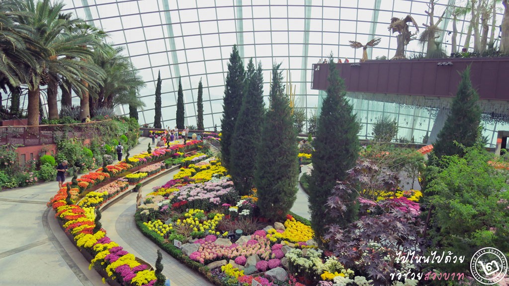 The Flower Dome Gardens by the Bay
