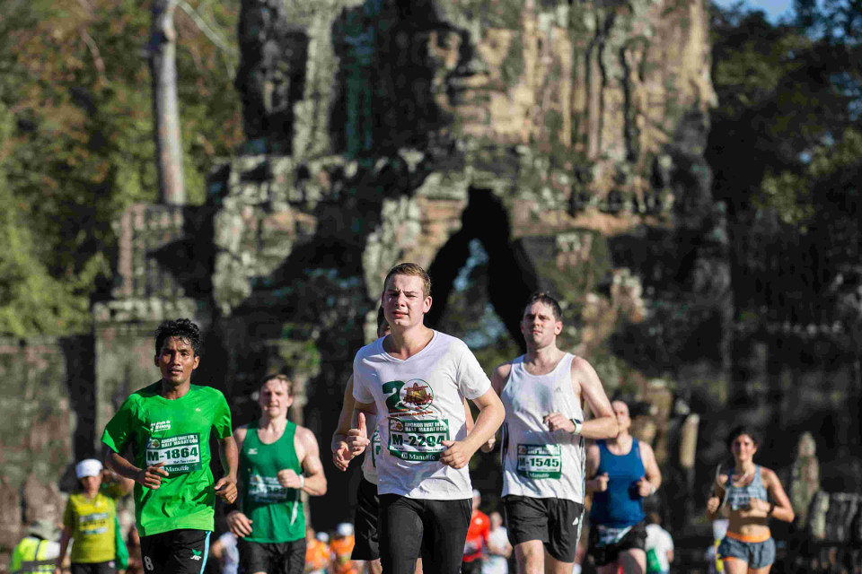 งานวิ่งมาราธอน ต่างประเทศ: ภาพจากเว็บไซต์ Angor Wat Half Marathon