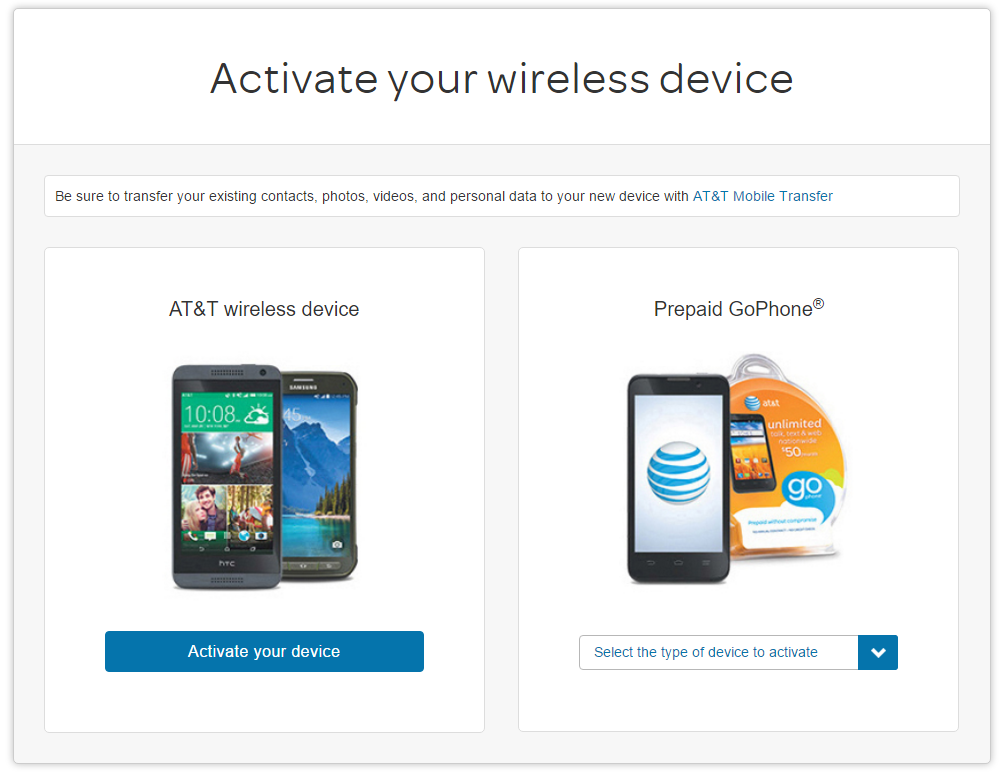 AT&T GoPhone Activation