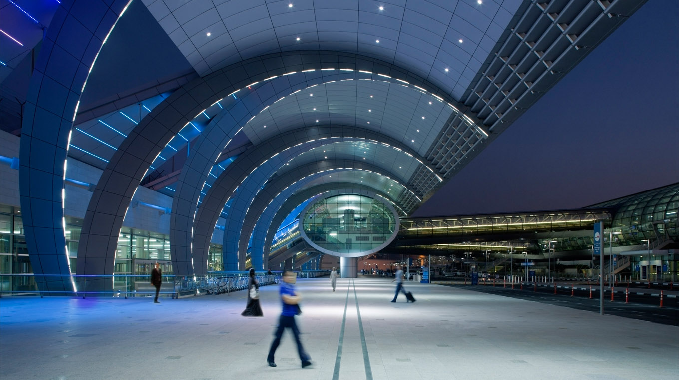 ภาพจากสนามบิน Dubai International Airport (DXB)