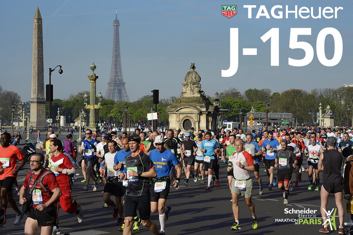 งานวิ่งมาราธอน ต่างประเทศ: ภาพจาก Facebook Schneider Electric Marathon de Paris