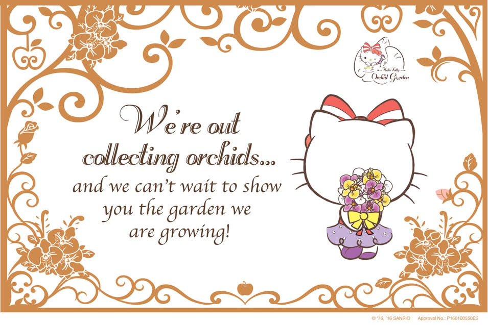 Hello Kitty Orchid Garden Coming Soon