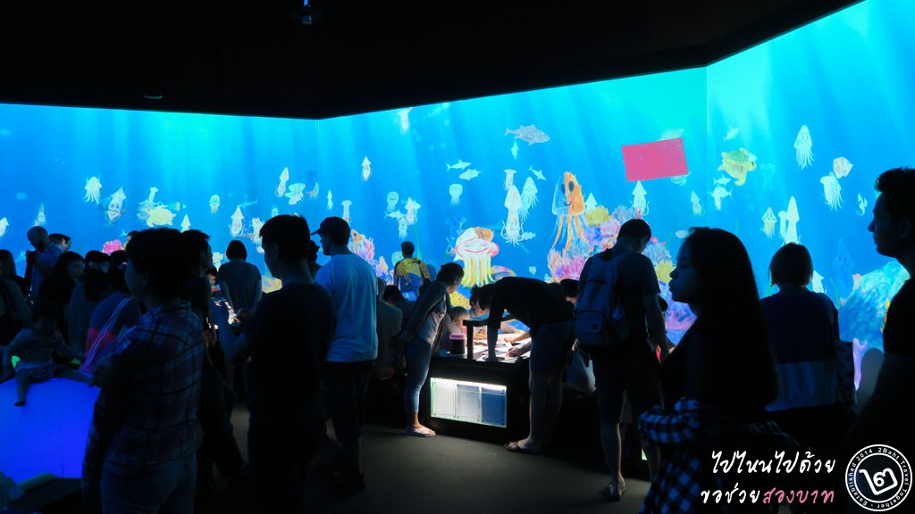 Sketch Aquarium - นิทรรศการ Future World ArtScience Museum สิงคโปร์