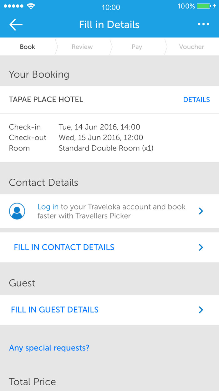 ขั้นตอนการจองโรงแรม ที่พัก ผ่าน Traveloka (ทราเวลโลก้า)