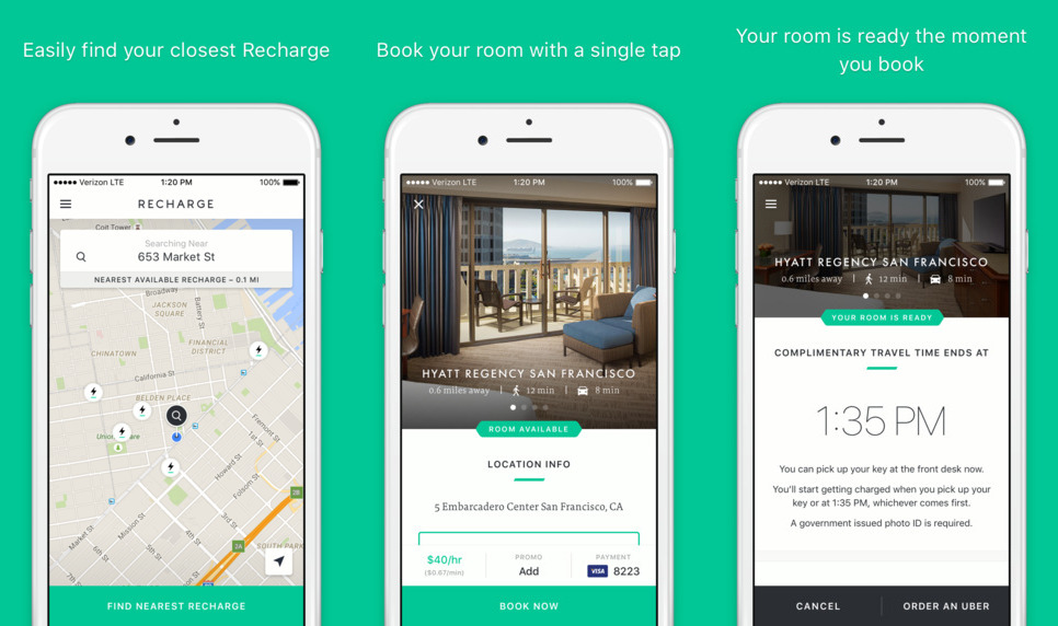 Recharge Book Hotel Rooms
