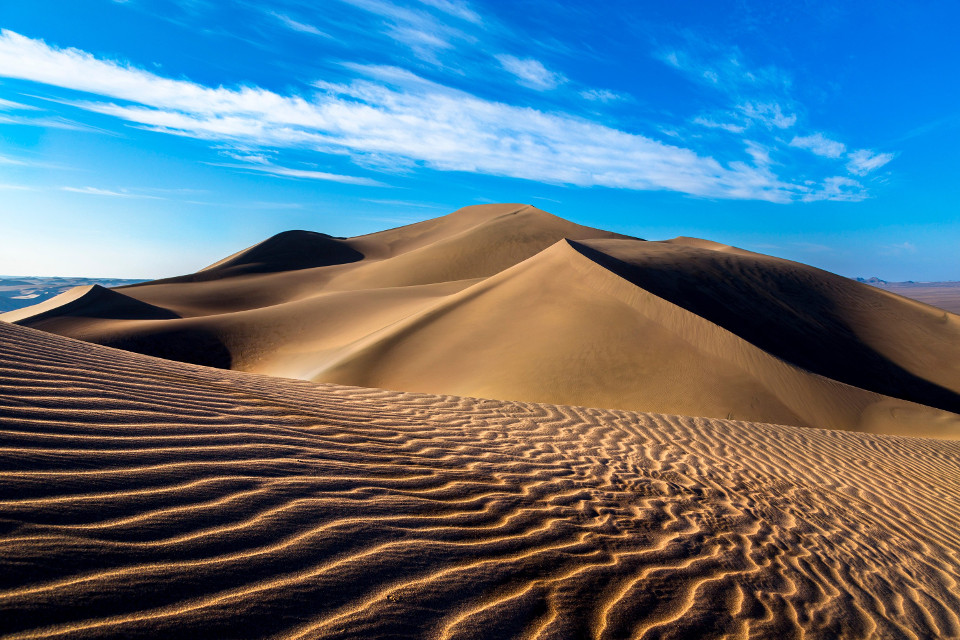 ทะเลทราย Lut Desert ในอิหร่าน (ภาพโดย Naser Mizban)