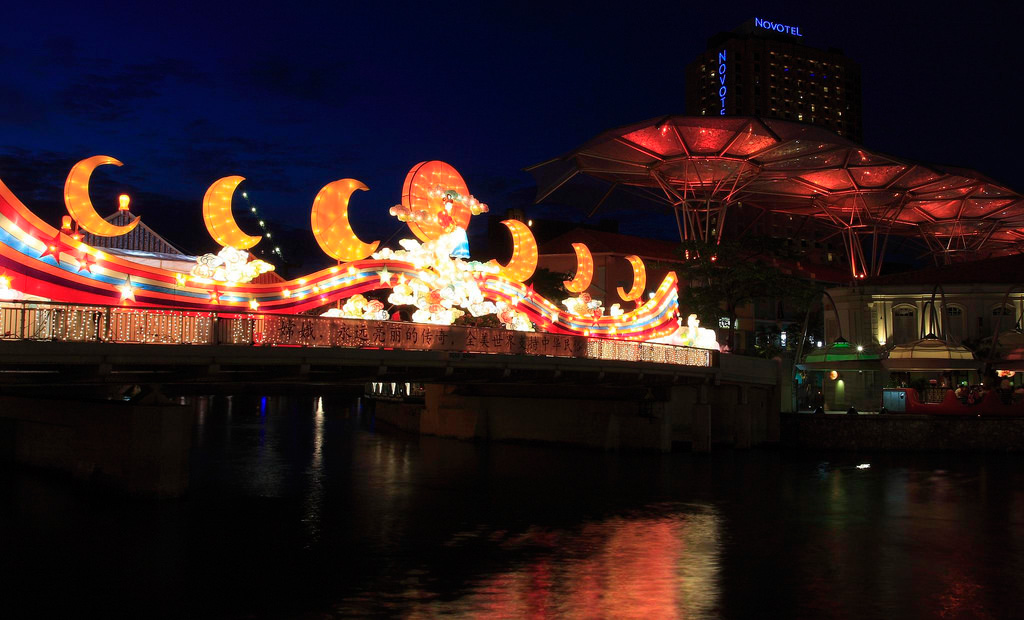 เทศกาลโคมไฟ Clarke Quay สิงคโปร์