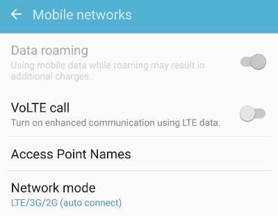 data-roaming settings android