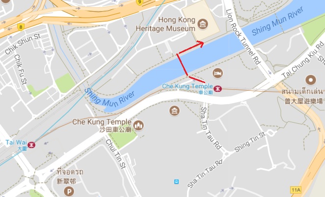 map Hongkong Heritage Museum