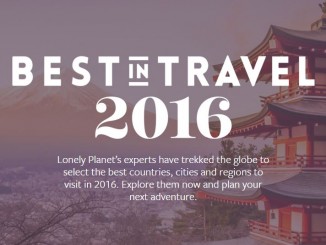 Lonely Planet Best in Travel 2016