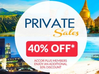 Accor Private ลดกระหน่ำท้ายปี 58 ถึง 40% สำหรับโรงแรมในเครือแอคคอร์ทั่วเอเชีย