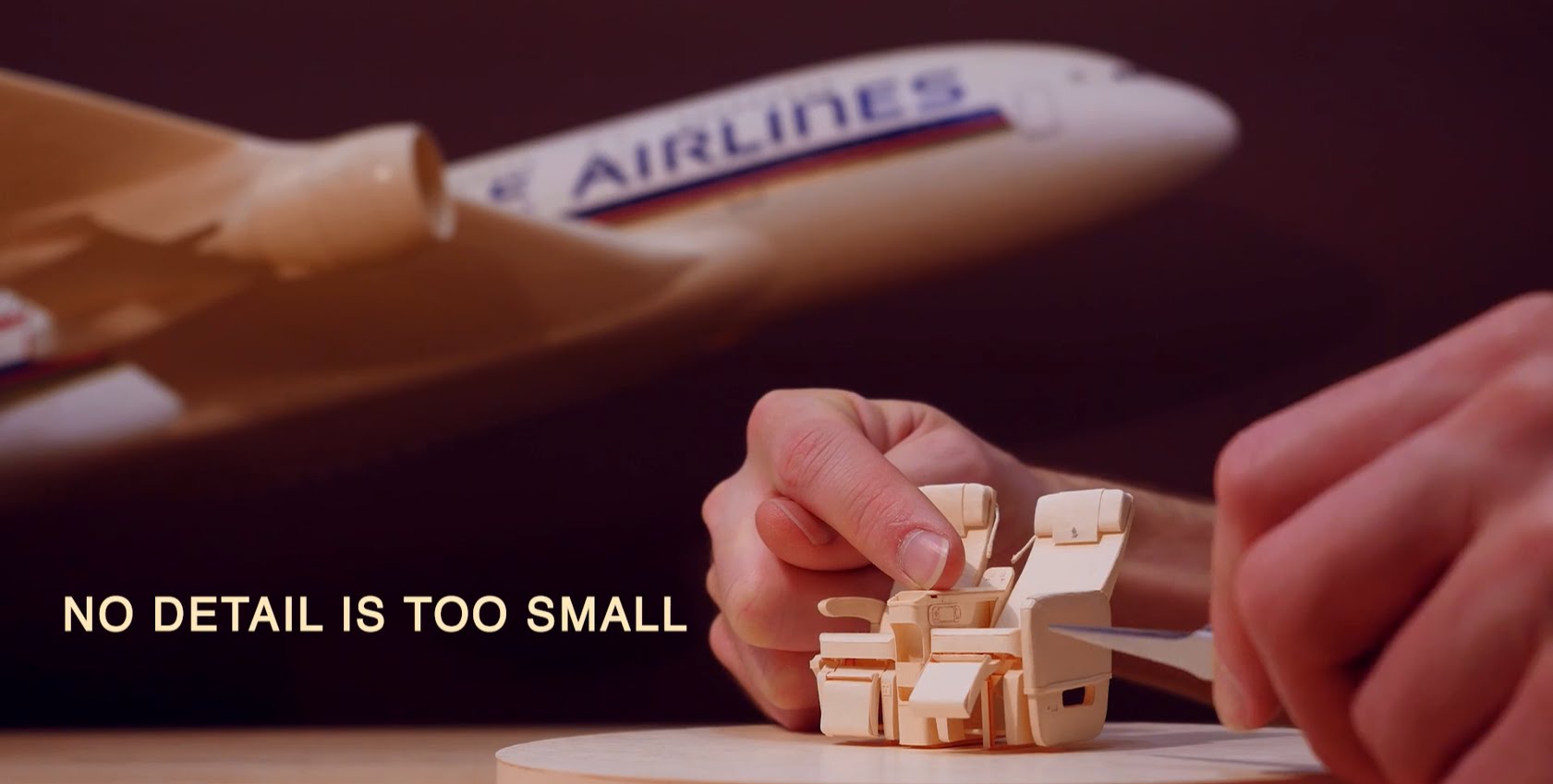 โฆษณาใหม่ Singapore Airlines ใส่ใจแม้รายละเอียดระดับเล็กจิ๋ว