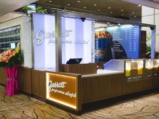 Garrett's Popcorn สาขาสนามบิน Changi สิงคโปร์