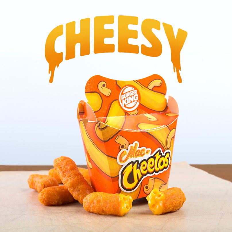 Burger King สหรัฐออกเมนูใหม่ มะกะโรนีผสมชีสทอดแบรนด์ Cheetos