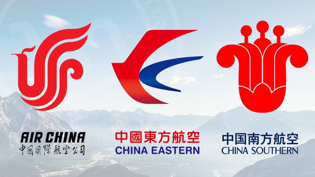 สามยักษ์ใหญ่สายการบินจีน Air China, China Eastern, China Southern