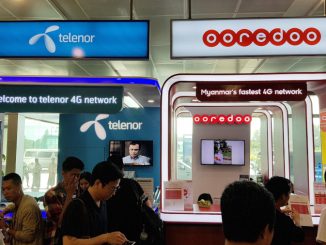Telenor Ooredoo at Yangon Airport